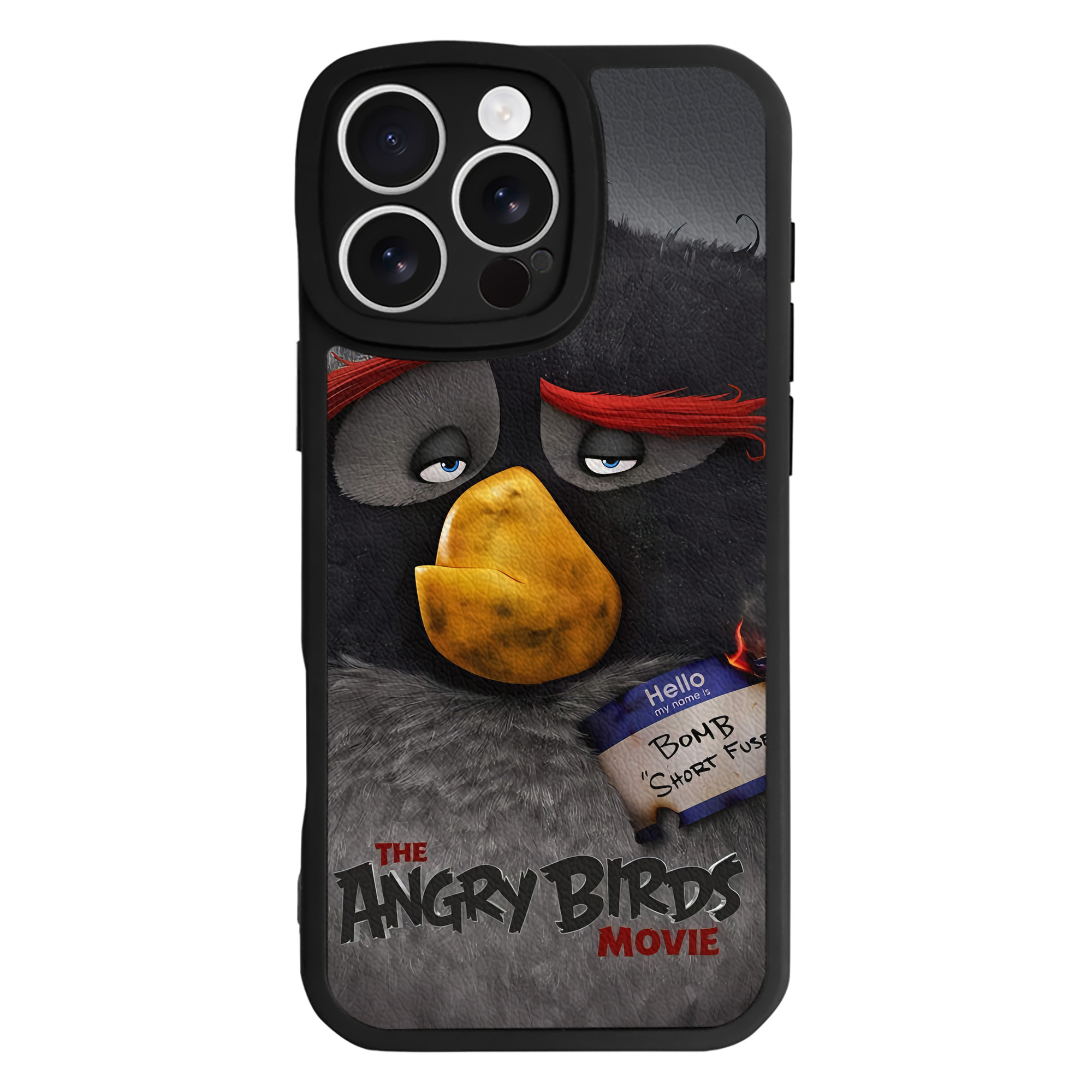 （画像用） Angry Birds アングリーバード 【iPhone 16シリーズ対応】シリコンスマホケース（レザー調） 材質：シリコン